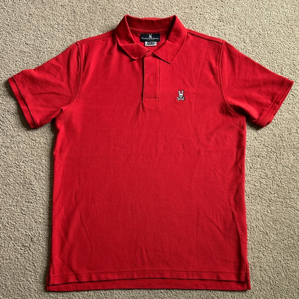 Psycho Bunny Vibrant Red Polo Shirt